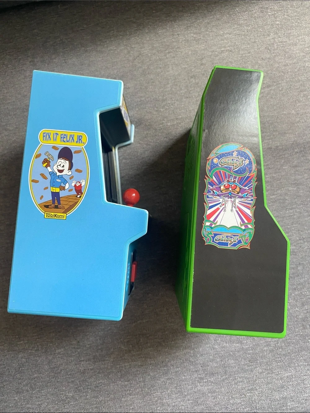 TWO Retro Handheld Arcade Game Consoles - Fix It Felix Jr. (Disney)& Galaga
